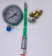 Kit tester di compressione,Kit set di test di pressione del cilindro di diagnosi del cilindro di compressione del motore diesel TDI CDI del trattore 17Pcs