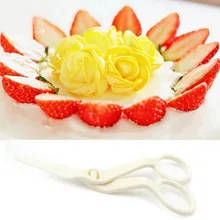 Распродажа 1 шт. Горячие практичные пластиковые ножницы для цветов стригальная машинка DIY Декор кухонный инструмент для украшения торта
