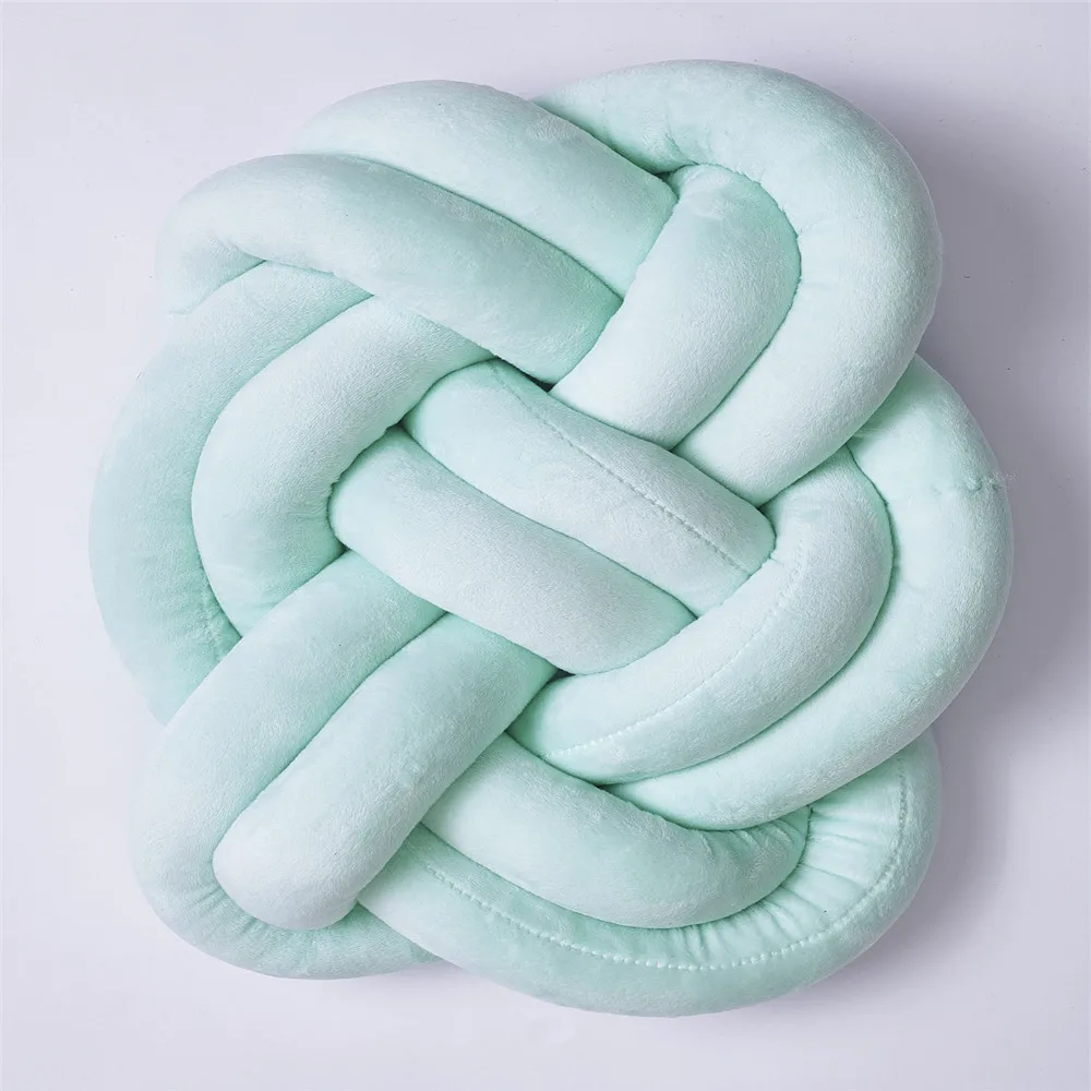 Инновационные вязаные вручную мяч-клубок для дома детская Милая Подушка диванная подушка простые автомобильные декоративные подушки - Цвет: 2