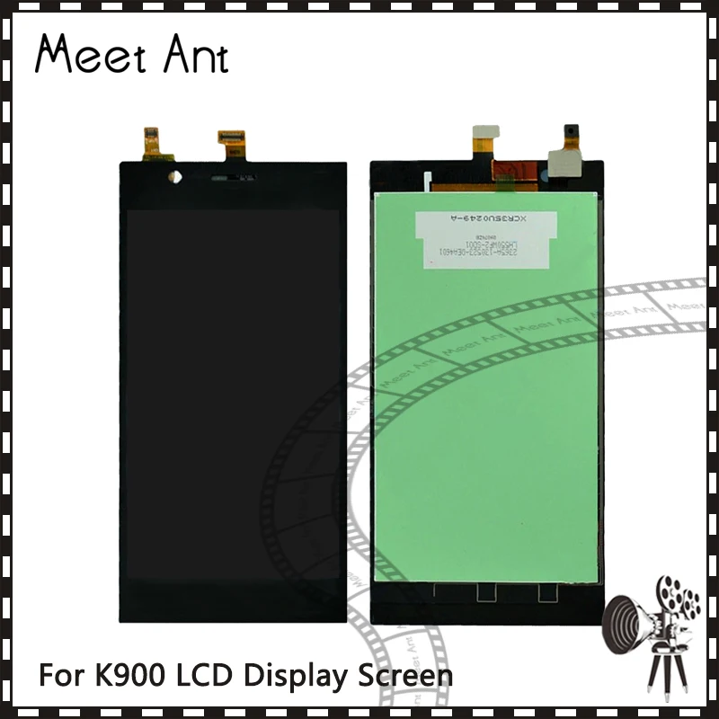 Высококачественный ЖК-дисплей 10 шт./лот 5 ''для Lenovo K900 с сенсорным экраном и