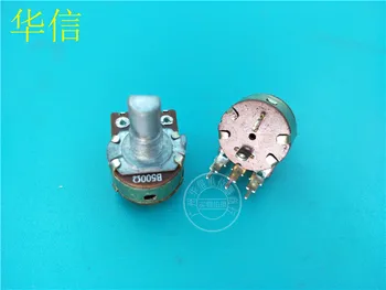 

6pcs 149-type single potentiometer B500 Europe / curved feet with switch / handle length 15MMF / 57 bowl feet