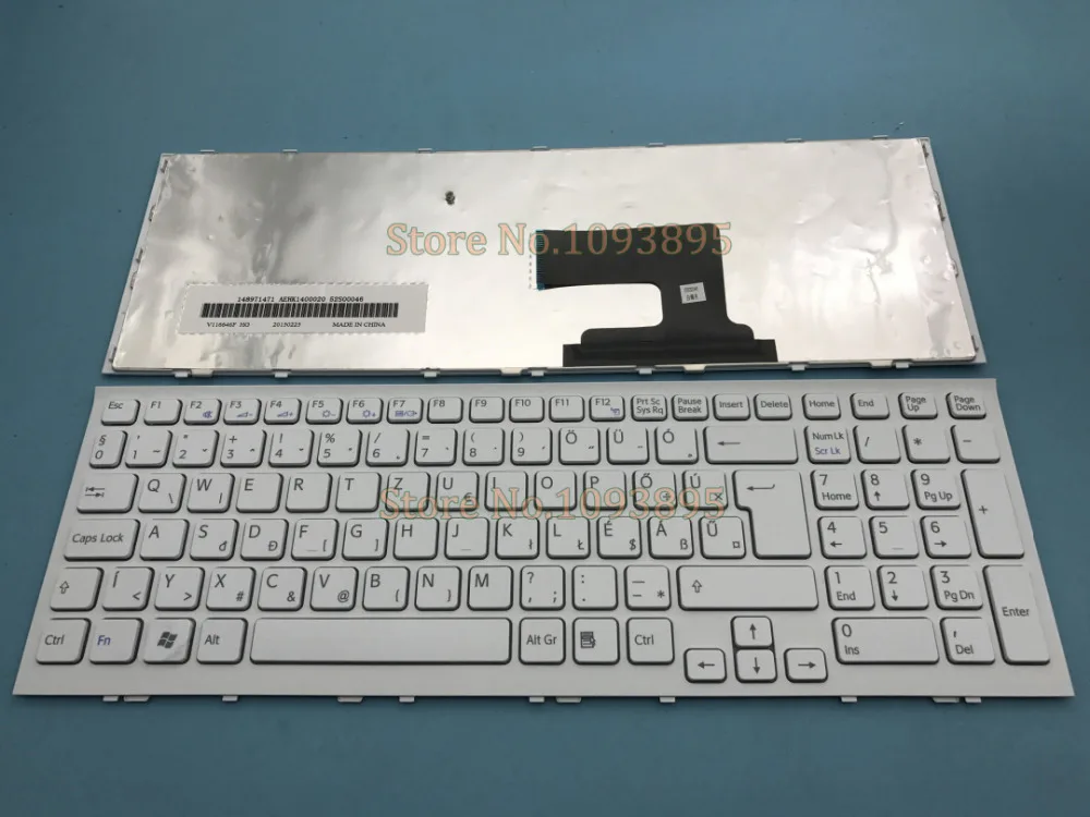 Венгерский клавиатура для sony Vaio PCG-71811L PCG-71811M PCG-71811W PCG-71811V ноутбук венгерский Клавиатура белый