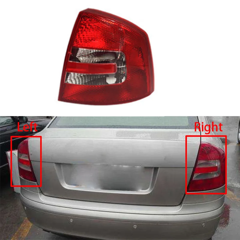 

1PCS Car Light For Skoda Octavia A5 2004 2005 2006 2007 2008 Car-Styling Rear Left Right Tail Light Lamp