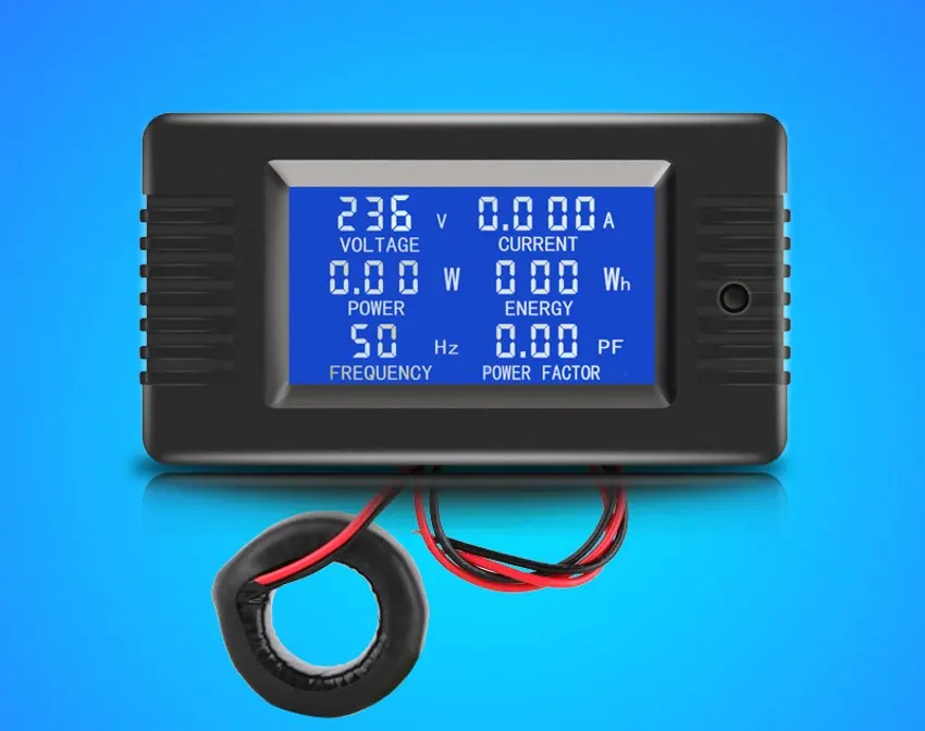 AC 80V ~ 260V 100A цифровой измеритель напряжения тока ватт кВтч мощность энергии
