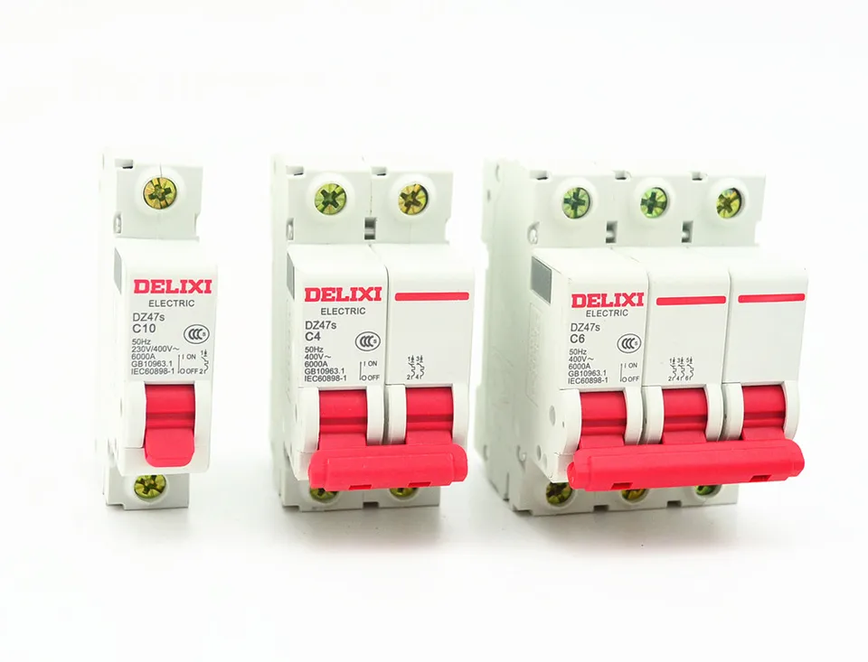 Miniature Circuit Breaker DZ47S DELIXI MCB 1Pole 2Pole 3Pole