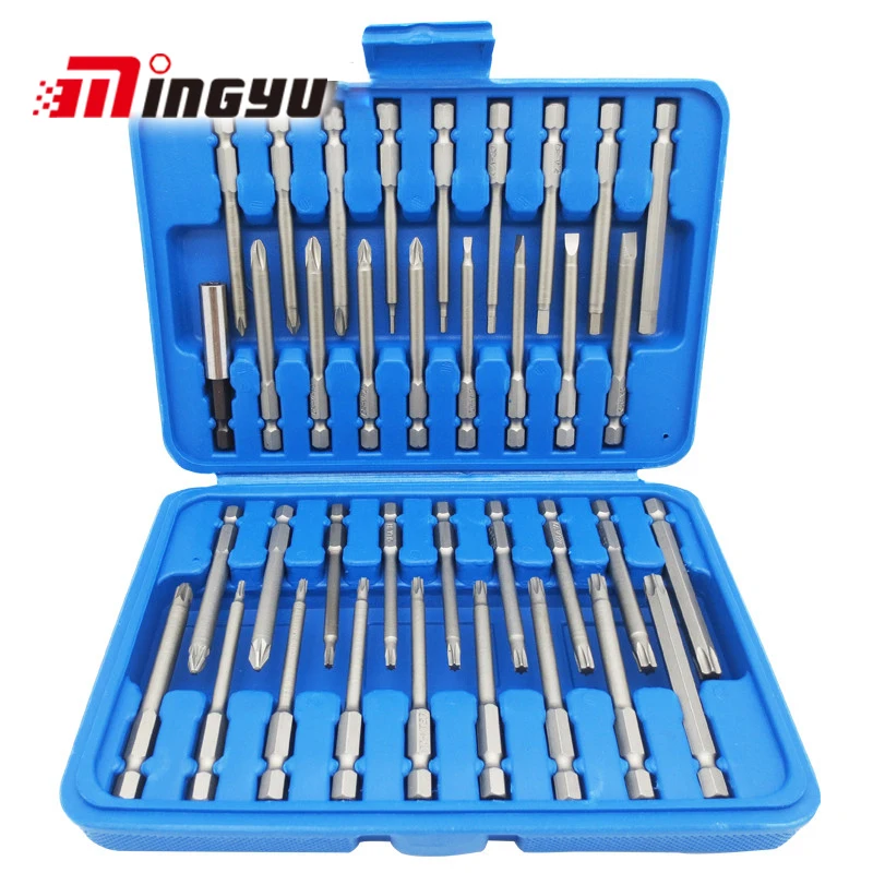 36pcs Screwdriver Bit Set Cr v Material Hand Tools Combination Bit Set