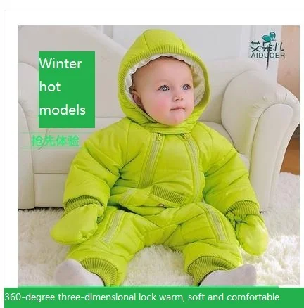 

Baby Coverall clothing thick warm fall and winter clothes newborn baby outside in winter climbing clothing Romper suits padded