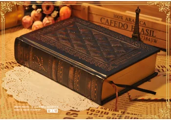 

Gospel of Love Notepad Retro Handmade Embossment Hard Cover Notebook Embossed Vintage Blank Kraft Paper Diary