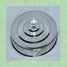 Cubierta de bandeja de comunión con 10 tapas cruzadas, soporte de 40 tazas, sacamiento cristiano, acero inoxidable, iglesia, santa adoración, envío gratis, nueva