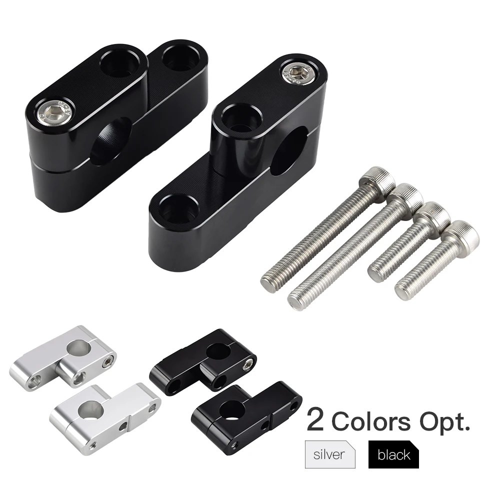 

Handlebar Riser Clamp Mount For Honda CB 750 Nighthawk 250 450 550 650 XR 100 200 500 350 250R 350R 400R 500R 650R