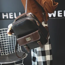 

vintage Women bag travel backpack female bagpack mini leather backpack school bags for girls school backpacks retro rucksack sac