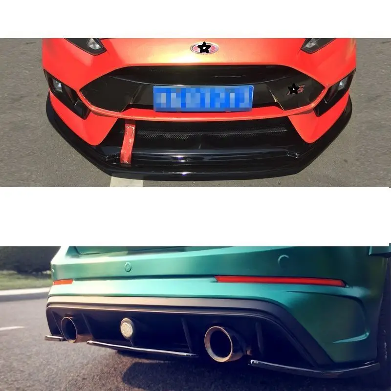 Авто защита модификация Coche литье автомобиля Стиль протектор бампер стикер Стайлинг молдинги 15 16 17 18 для Ford Focus