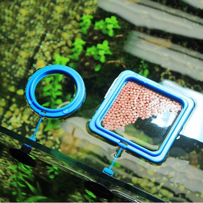 1 шт кормушка для аквариума инструмент кормушка для рыб в кольцо плавающей кормления кольцо держать Еда для рыбы квадратный или круглый для вашего выбора