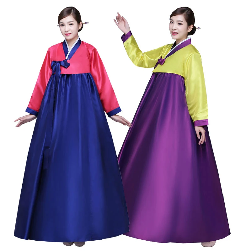 Inyección deuda asignar Traje tradicional coreano Multicolor para mujer, vestido Hanbok femenino,  Ropa de baile folclórica coreana para actuaciones, 89 antiguo|clothing  aeropostale|clothing dealsclothing photography - AliExpress