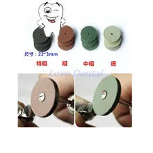 100 шт Ассорти Стоматологическая лаборатория полировки колеса боры силиконовые полировальные-4 цвета