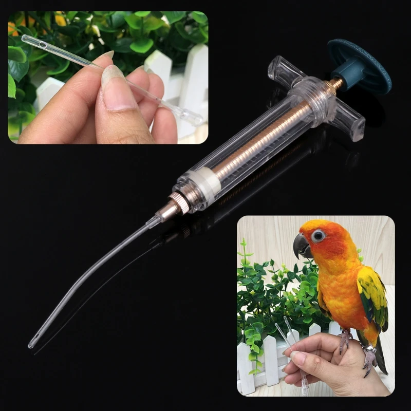 Шприц для кормления попугаев птиц, инжектор для лечения пандемии, канарский Финч