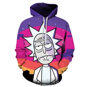 

2018 NEW FASHION MEN WOMEN Old man Colorful BG HOODIE 3D Hoodie Sweatshirts Pullovers Autumn Tracksuit Winter Loose Thin Hoody