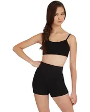Icostumes meninas ballet equipe básica calções de ginástica dança para dancewear lycra dança shorts para a equipe básica dançarinos bottoms