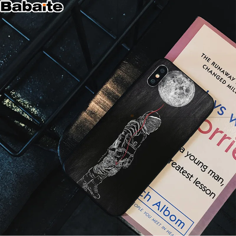 Babaite الفضاء الحب القمر رائد الفضاء الفاخرة فريد تصميم الهاتف غطاء ل أبل فون 8 7 6 6 S زائد X XS ماكس 5 5 S SE XR الهواتف المحمولة Babaite الفضاء الحب القمر رائد الفضاء الفاخرة فريد تصميم الهاتف غطاء ل أبل فون 8 7 6 6 S زائد X XS ماكس 5 5 S SE XR الهواتف المحمولة