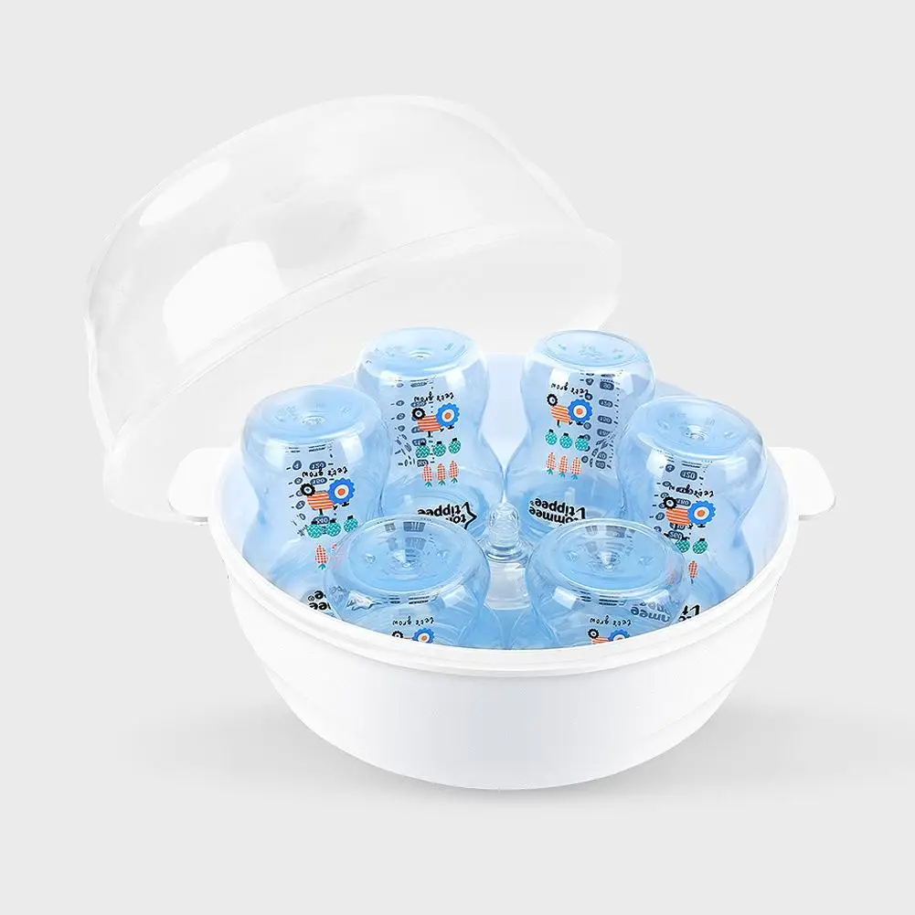 Детская коробка для дезинфекции микроволновых бутылок, высокотемпературный стерилизатор для сосок, держатель для бутылки, коробка для хранения, Подогреватель детских бутылочек