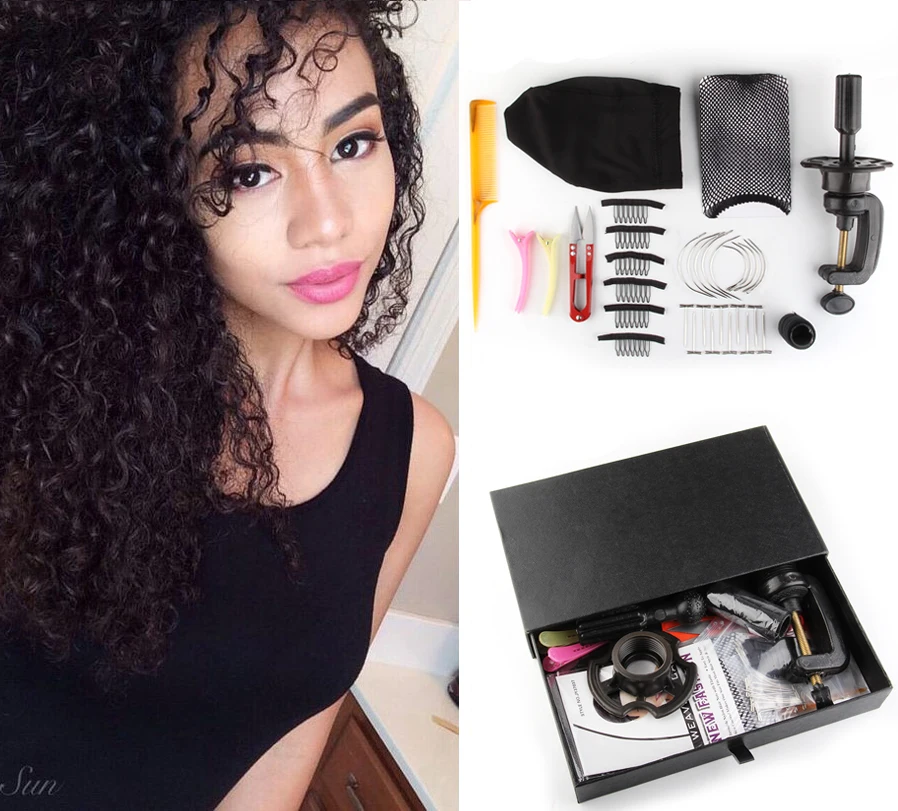 Alileader 10Pcs/Set Wig Tools Human Hair Wig Accessories Dome Wig Cap