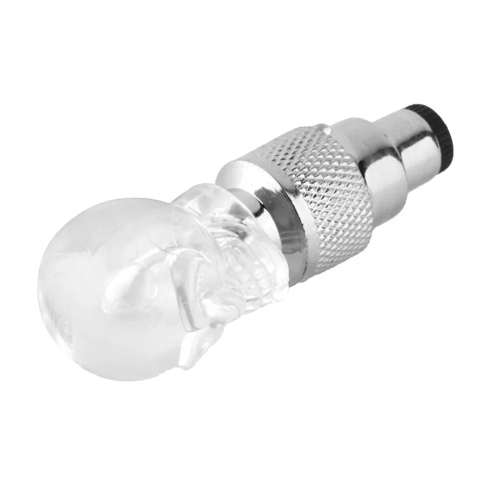 Wholesale1 шт. В форме черепа колпачок клапана светодиодный светильник колесо шина лампа для автомобиля Мотоцикл Велосипед