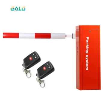 

barrier gate Heavy-duty holiday orange-red automatic boom isolation door is used for parking traffic charges parking barrier