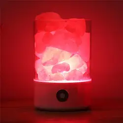 Finglight Гималайский натуральный соляная ионизирующая лампа для здоровья минеральные отрицательный Lonic ночник для Спальня
