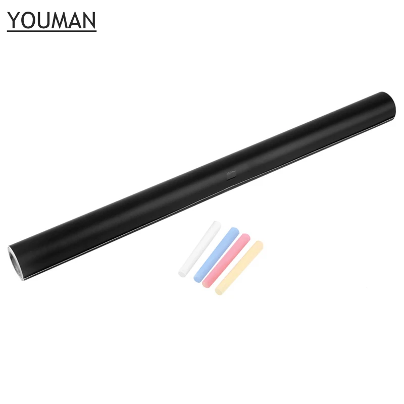 YOUMAN Adhesive Blackboard Film Vinyl Draw Decor Mural Chalk Board Stick Roll Chalk Board Blackboard Stickers for kids Wallpaper