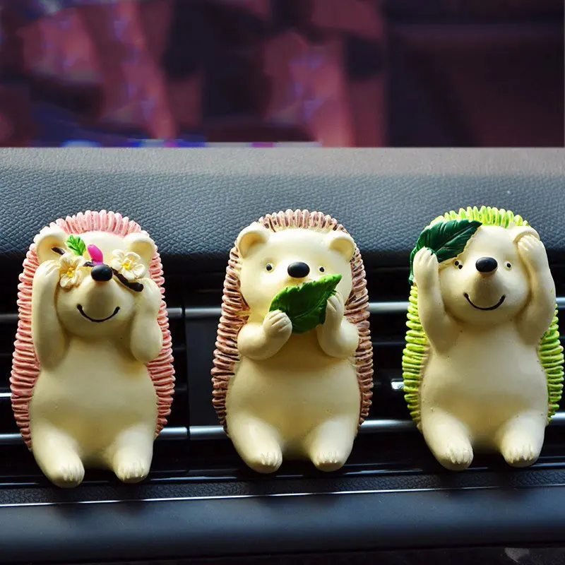 

Auto Accessories Car Perfume Cute Little Hedgehog Car Air Conditioning Car Air Freshener Car Scent For Girls