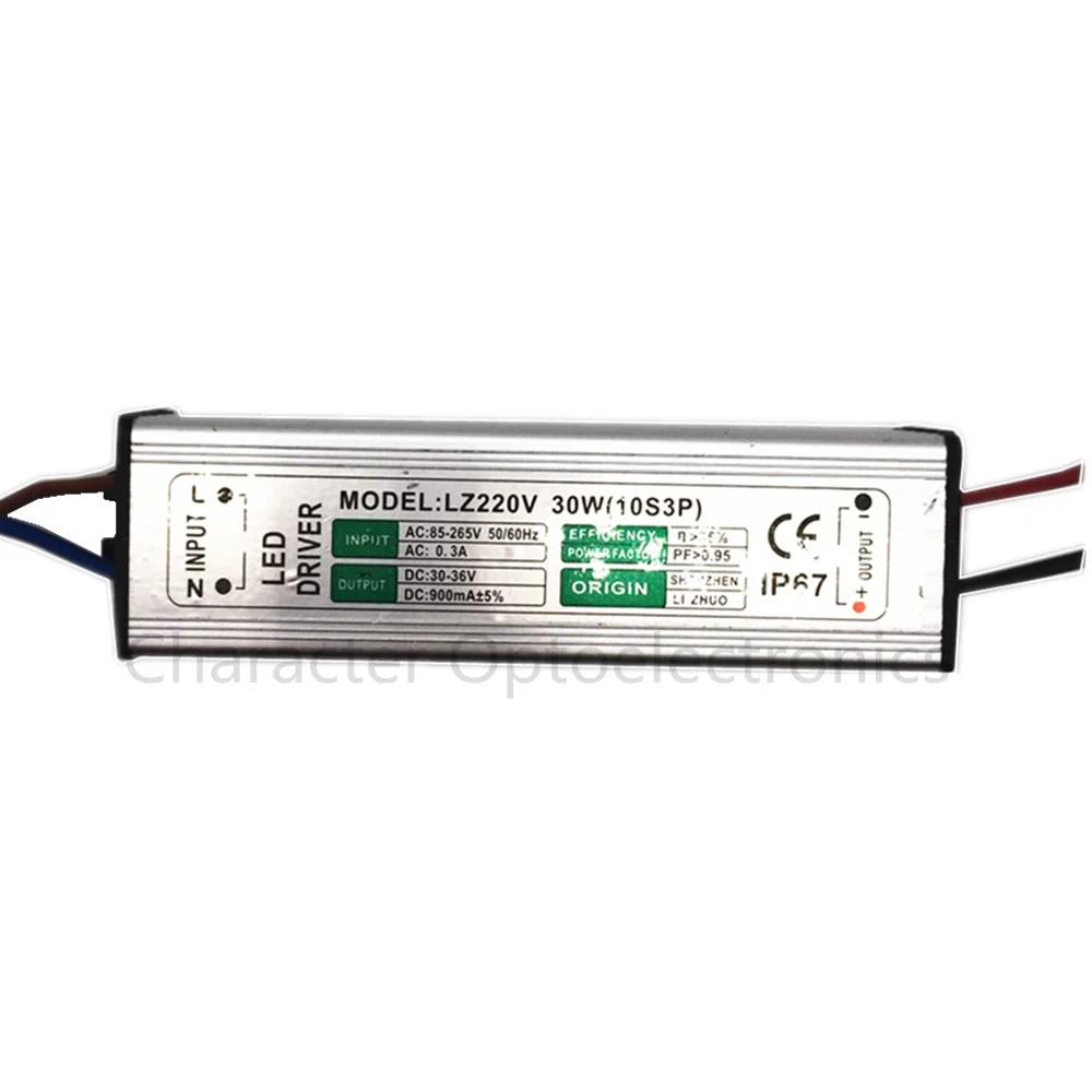 2pcs AC85V-265V to DC30V-36V LED Driver 900mA 30W Adapter Transformers Power Supply waterproof rainproof For LED Floodlight lamp 2pcs ac85v 265v to dc30v 36v led driver 900ma 30w adapter transformers power supply waterproof rainproof for led floodlight lamp