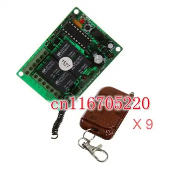 

NEW 4Channel DC 12V Wireless Remote Control System 12V DC Radio Relay Switch 9 Transmitter &1Receiver From Chinese Manufacturer