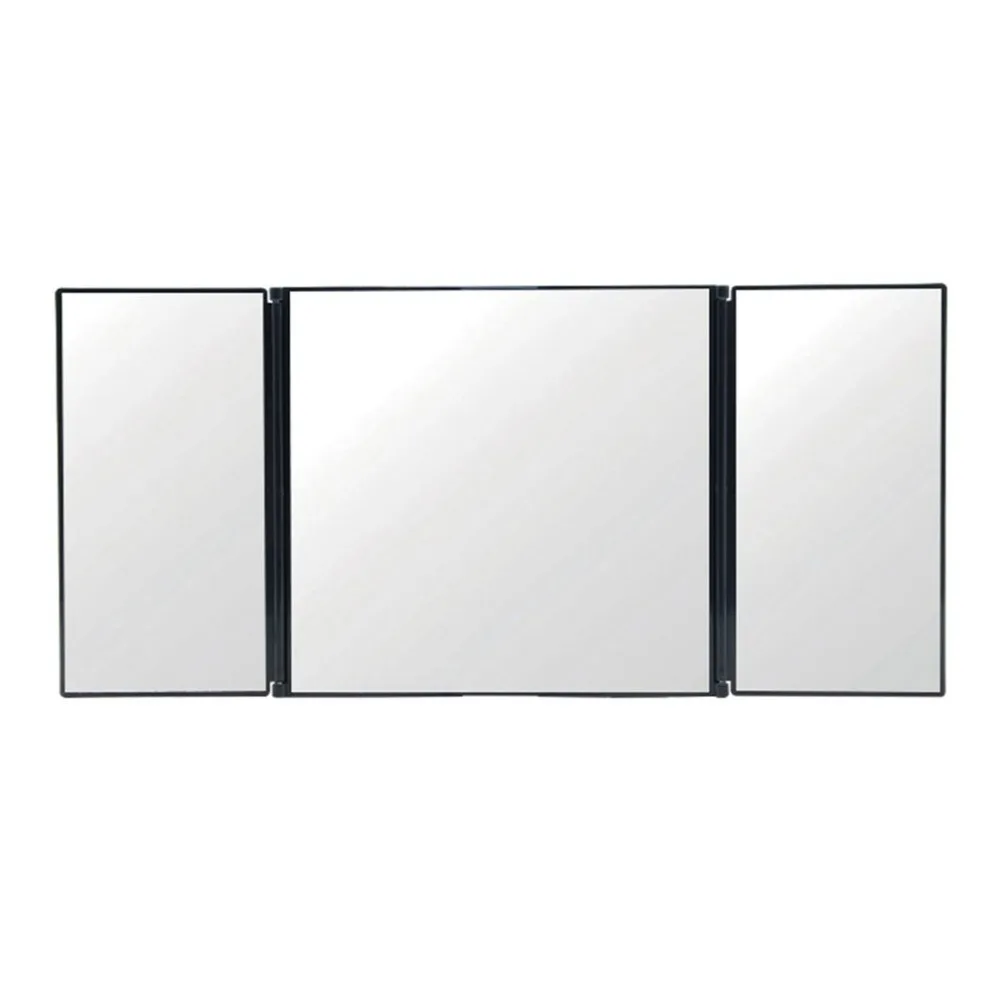 

2018 UniversaCar Vanity Mirror 3 Section Folding Cosmetic Mirror Auto Sun-shading Car Visor Mirror Adjustable Auto Makeup Mirror