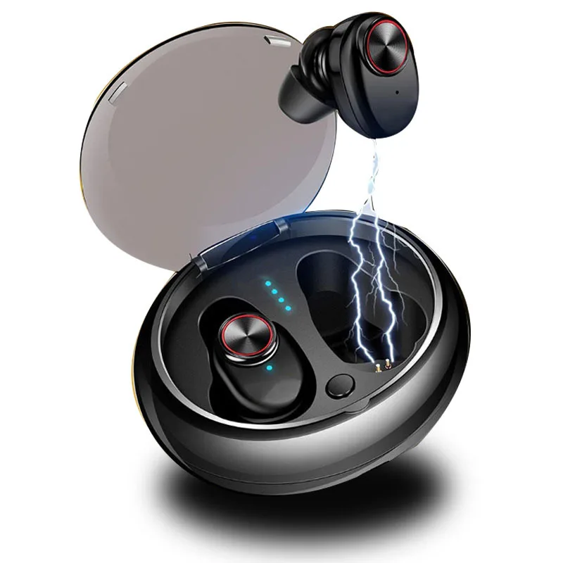 

New V5 bluetooth headphones casque ecouteur sans fil Headset TWS Mobile Wireless 5.0 Ear-to-ear koptelefoon ecouteurs avec fil