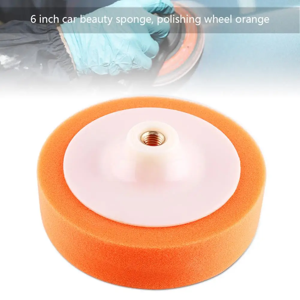 

6 Inch Sponge Polishing Pad Sponge Polishing Buffing Waxing Pad Wheel Tool for Auto Car Polisher