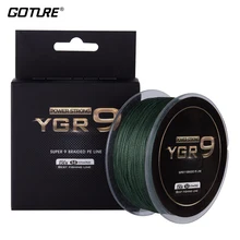 Goture power Strong 9 нитей 150 м ПЭ плетеная леска многофиламентный шнур Карп лески для пресной и морской рыбалки