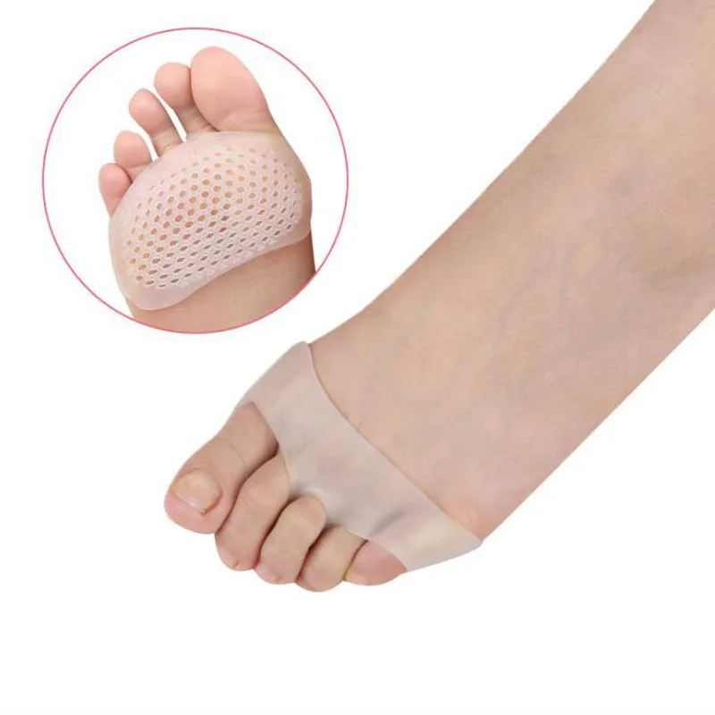 

300pai/lot Silicone Padded Forefoot Insoles Shoes Pad Gel Insoles Breathable Health Care Shoe Insole High Heel Shoe Insert