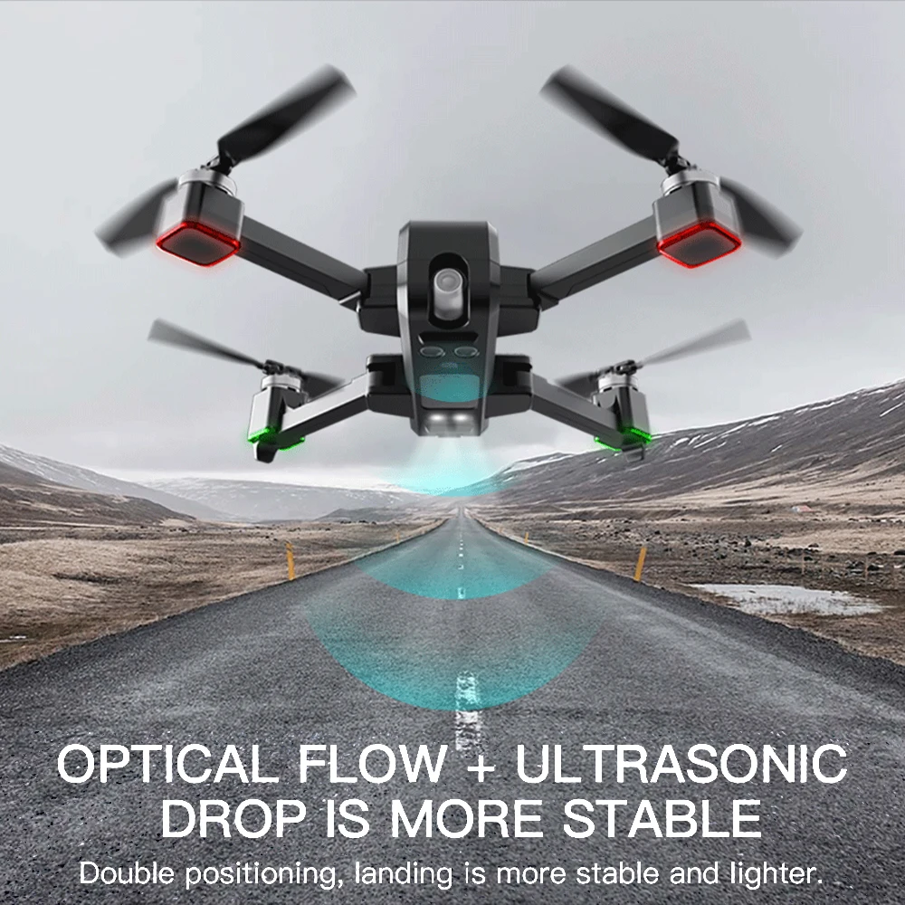 

MJX B4W Brushless GPS RC Drone with Camera 2K 5G Wifi FPV Optical Flow Positioning Foldable Quadcopter Follow Me Hold Drone