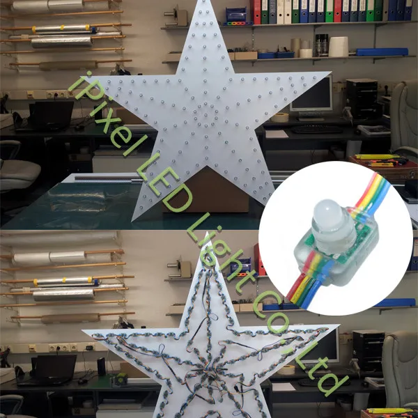 US $380.00 5V 03W DMXampMadrix compatible 12mm Square Pixel LED String