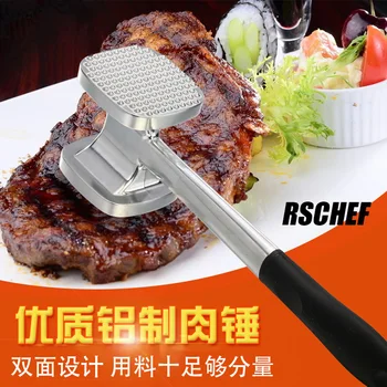 

Aluminum Alloy Double Sided Steak Hammer Hotel Kitchen Supplies Square Pine Hammer Rust Proof Durable