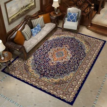 Персидский стиль ковры жаккардовый коврик, большой размер гостиная ковровое покрытие для раздевалки, прямоугольник, пасторальные украшения коврик