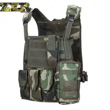 Outdoort охотничья Рыбалка аксессуары камуфляж жилет амфибия многокарманный военный облегченная модульная система переноски снаряжения для страйкбола тарелка перевозчика мужчины