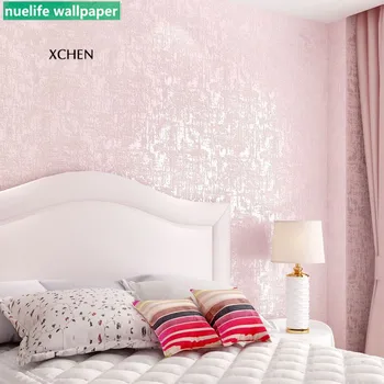 

Solid color imitation diatom mud pattern non-woven wallpaper wedding room restaurant bedroom living room TV background wallpaper