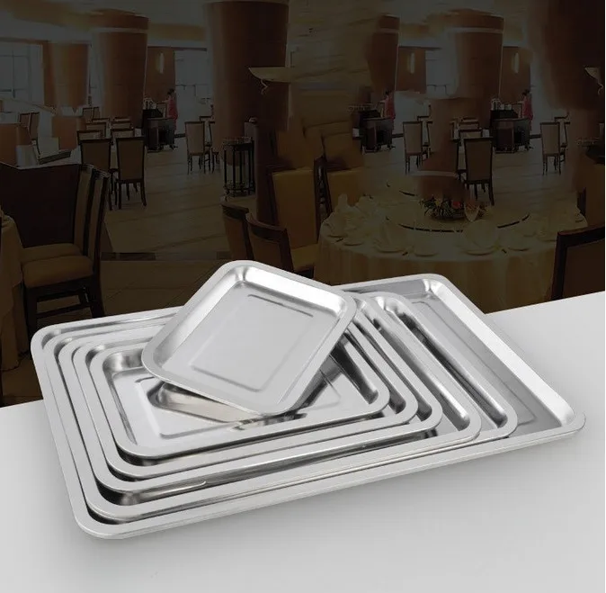 Медицинский Хирургический поднос из нержавеющей стали прямоугольный инструмент для посуды медицинские приборы посуда для отелей тарелка для барбекю кухонная посуда