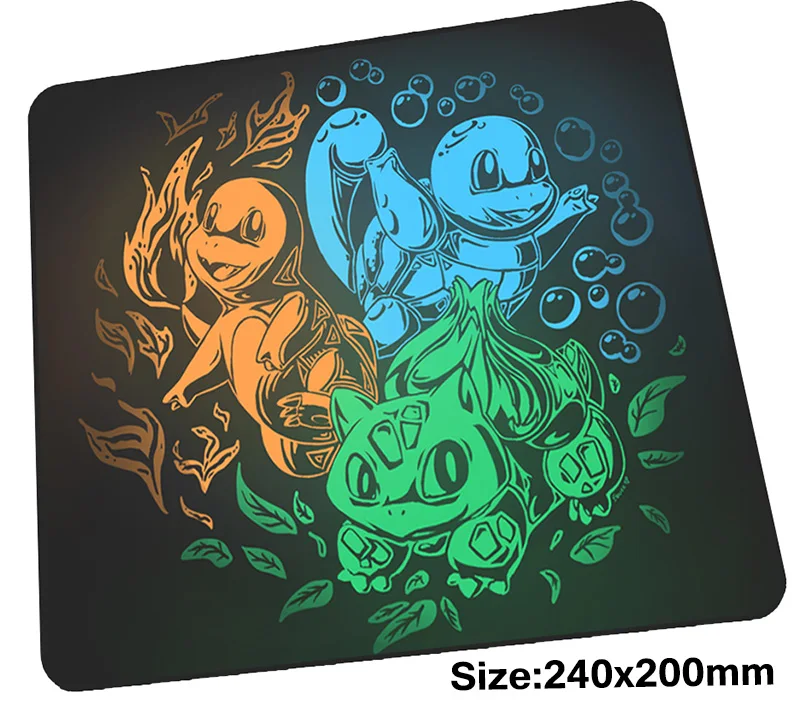 

pokemons mouse pad gamer 240x200mm notbook mouse mat Birthday gaming mousepad large present pad mouse PC desk padmouse
