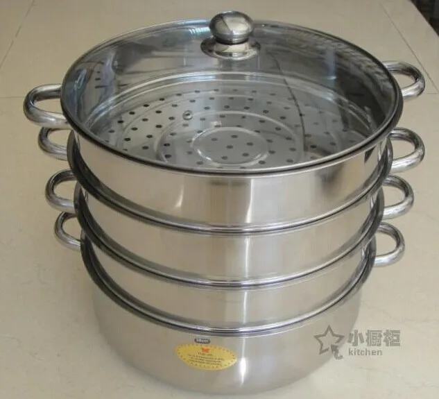 big stainless steel steamer