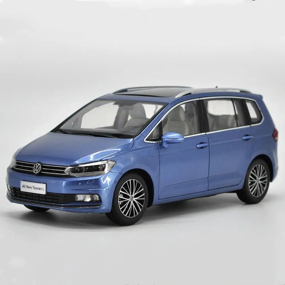 

1/18 Scale Volkswagen Touran L 2016 Blue DieCast Car Model Toy Collection