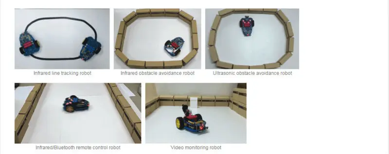 AlphaBot-Pi Acce Pack Raspberry Pi Robot Kit(no Pi) AlphaBot+ комплект модуля камеры для Raspberry Pi 3B 2B B+ US/EU plug