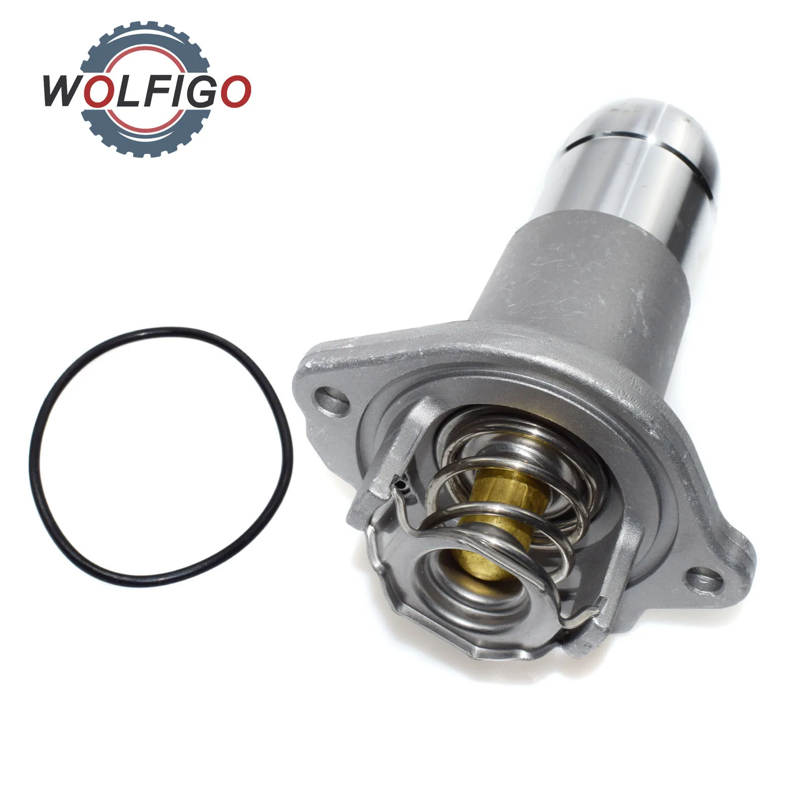 WOLFIGO Car Engine Coolant Thermostat Housing For Chevrolet Colorado GMC Canyon Hummer H3 1511073 12620113 12622316 1511-073 | Автомобили