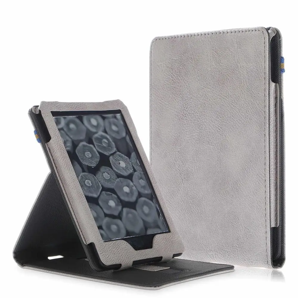 Чехол для Amazon kindle Smart cover для kindle 10 поколения чехол с держателем для рук - Цвет: K2019-NKQC-Gray